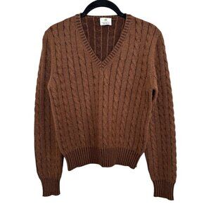 Domenico Vacca 100% Cashmere Cable Knit Sweater